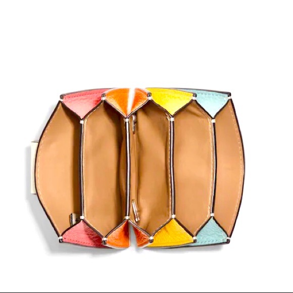 Coach Bags Coach Accordion Card Case In Colorblock Poshmark
